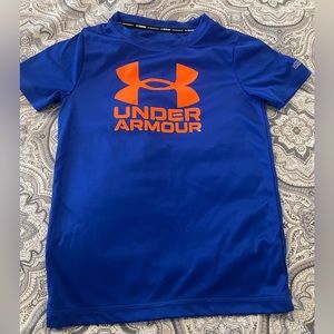 Kids size 7 under armour UV swim shirt